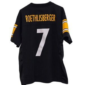 Pittsburgh Steelers Ben Roethlisberger YouthNFL Football Jersey Black M 10-12yrs